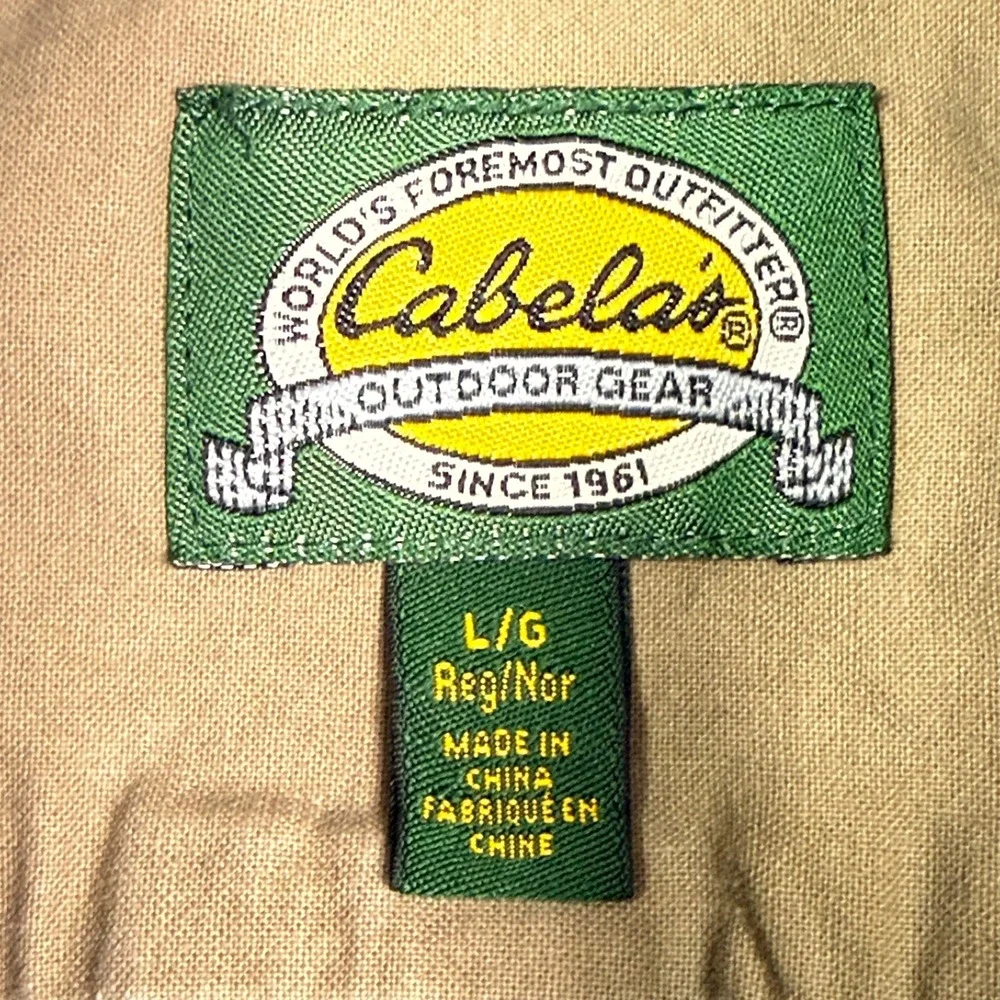 Cabelas Shooting Shirt Mens Large Seclusion 3D Camo Hunting Button Up SHOT